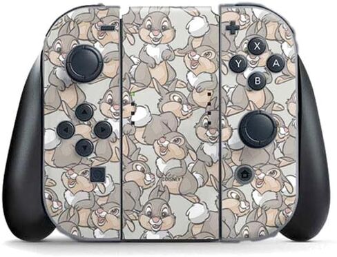 Skinit Decal Gaming Skin Compatible with Nintendo Switch (2017-2021) Joy-Con Controller - Officially Licensed Disney Bambi Thumper Sketched Portrait Design in Saudi Arabia