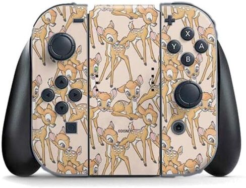 Skinit Decal Gaming Skin Compatible with Nintendo Switch (2017-2021) Joy-Con Controller - Officially Licensed Disney Bambi Thumper Sketched Portrait Design in Saudi Arabia