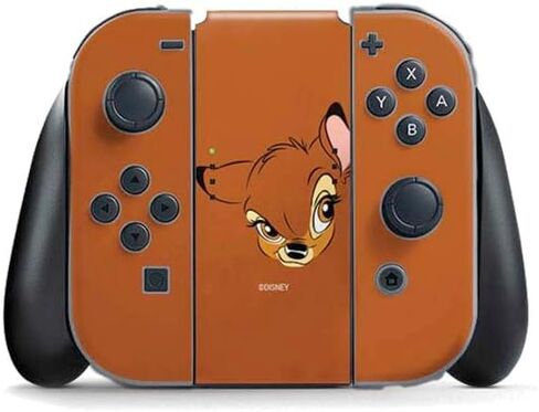 Skinit Decal Gaming Skin Compatible with Nintendo Switch (2017-2021) Joy-Con Controller - Officially Licensed Disney Bambi Thumper Sketched Portrait Design in Saudi Arabia