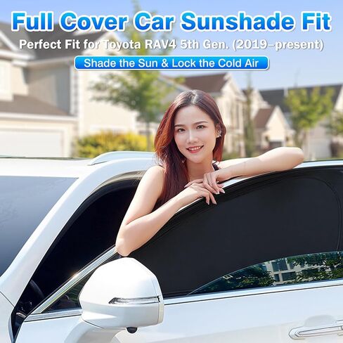 T TGBROS Privacy Sunshade مخصص مناسب لملحقات Honda CR-V 2012-2016 الزجاج الأمامي والنافذة الخلفية مجموعة كاملة من ظلال الشمس للسيارة كتل قابلة للطي والأشعة فوق البنفسجية تحافظ على برودة سيارتك 8 قطع in Saudi Arabia