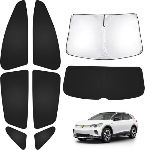 T TGBROS Privacy Sunshade مخصص مناسب لملحقات Honda CR-V 2012-2016 الزجاج الأمامي والنافذة الخلفية مجموعة كاملة من ظلال الشمس للسيارة كتل قابلة للطي والأشعة فوق البنفسجية تحافظ على برودة سيارتك 8 قطع in Saudi Arabia