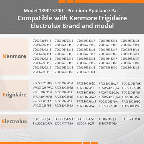 139013700 Oven Bake Igniter ، يحل محل 3016039 AP5805208 PS8770164 EAP8770164 ، متوافق مع علامة Kenmore Frigidaire Electrolux ، مقابل 79040302410 FFGS3025PSA ECT. نماذج أخرى ، ضمان سنة واحدة in Kuwait