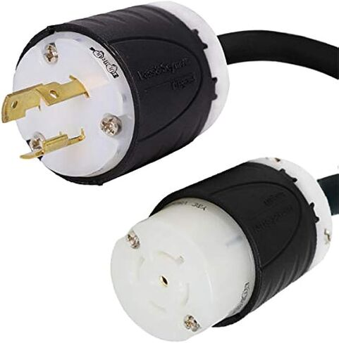 NEMA L6-20P إلى محول توصيل L21-20R-1 قدم ، 20A/208V ، 12/3 SJOOW-مربع الحديد # IBX-7797-01 in Saudi Arabia