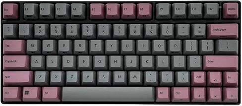 Topre RC1 Dye Sub PBT Keycap Set (معدلات النص Dark Mauve) in Kuwait