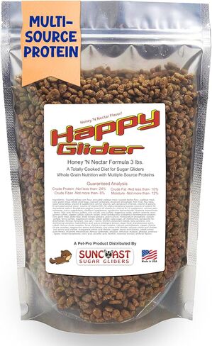 Happy Glider Fruity Flavor Sugar Glider Food 3 lb in Saudi Arabia