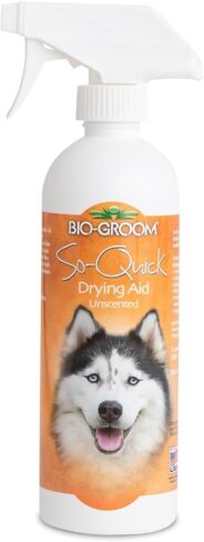 Bio-Groom So Quick Dry Dog Spray – Detangler Spray for Dogs & Cats, Shortens Drying Time, Unscented, Cruelty-Free, Made in USA, Dog Grooming Products – 16 fl oz 1-Pack in Saudi Arabia