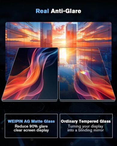 For 2023~2025 CRV (Hybrid/EX-L/Sport/Touring)&2026 CRV Sport Touring Hybrid Screen Protector 9 Inch Matte Anti-Glare Tempered Glass Touchscreen *1 Accessories - No More Glare&Fingerprint in Kuwait