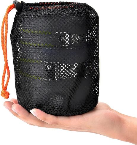 أدوات طهي للتخييم من ELK للتخييم في الهواء الطلق والمشي لمسافات طويلة وحقائب الظهر والنزهات - صغيرة الحجم وخفيفة الوزن وقابلة للحمل in Kuwait