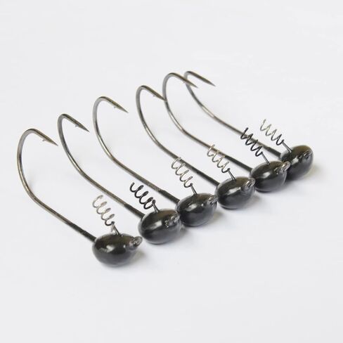 أليشينو 6pcs تنجستن هش الرأس ، رئيس تنغستن لاعب صيد الصيد in Kuwait