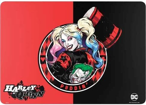 Skinit Decal Laptop Skin Compatible with MacBook Air 13in M4 (2025) - Officially Licensed DC Comics Harley Quinn Vintage Action Pose Pattern Design in Saudi Arabia