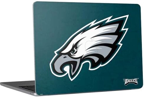 Skinit Decal Laptop Skin Compatible with MacBook Air 13in M4 (2025) - Officially Licensed NFL Philadelphia Eagles Distressed Design in Saudi Arabia