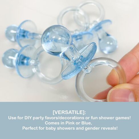 لهايات أطفال أدوروكس 144 صغيرة من الأكريليك باللون الأزرق لتزيين طاولة حمام الطفل (144 قطعة) in Kuwait