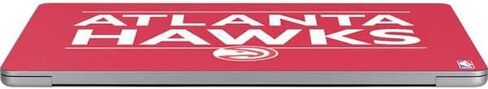 Skinit Skinit Lastop Skin Concerviped مع MacBook Air 13in M4 (2025) - NBA Atlanta Hawks مرخص رسميًا - التصميم الأسود in Kuwait