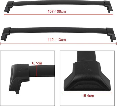 SCITOO fit for 2003 2004 2005 2006 2007 2008 2009 2010 2011 for Honda Element 1 pcs Roof Rack Bar End Cover Replacement in Saudi Arabia