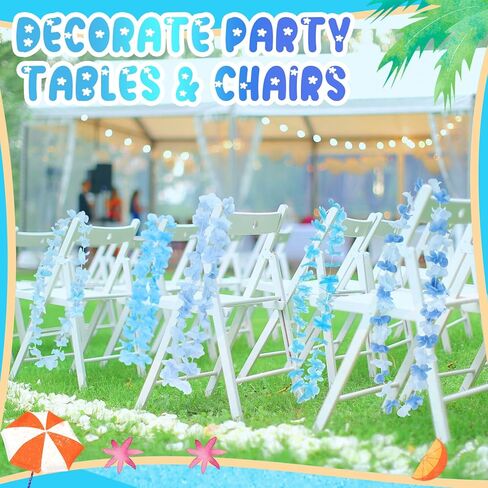 500 Pieces Hawaiian Leis Bulk Luau Leis Necklace Hawaiian Theme Flower Leis Tropical Floral Necklace for Kids Adults Luau Themed Holiday Wedding Beach Birthday Party Supplies Decor Multi Color in Kuwait