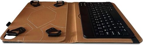 Navitech Black Rotational Bluetooth Keyboard Case Compatible with Yicty 10 Inch Android Tablet in Saudi Arabia