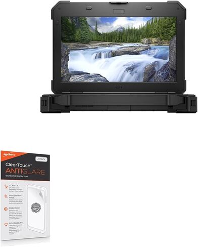 واقي شاشة Boxwave متوافق مع Dell Latitude 5420 Rugged - ClearTouch Crystal (2 حزمة) ، جلد HD - دروع من الخدوش لـ Dell Latiture 5420 Rugged in Kuwait