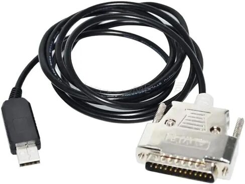 Chip USB-DB25M or RS232 Programming Cable 25-Pin Metal Case(DB9F-DB25M,3 mins) in Kuwait