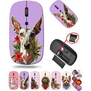 maizi Custom Wireless Mouse Adjustable Dpi for Mac Computer Personal Laptop, Wireless Mice Adjustable Dpi Image ID: 23533950 Scottish cat on a gre 2.4 Ghz Mouse Portable Made in USA
