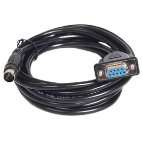 Length SC11 SC-11 RS232 Programming Cable for FX FX2N/FX0N/FX1S/FX1N/FX0S FX3U FX3G DB9F-M(3 Meters)