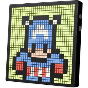 Max 32x32 LED Pixel Display, App-Controlled Programmable Display for Home Decor, Business Advertising, Gaming Room, and Social Media Fans, Customizable Digital Picture Frame