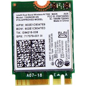 HP WLAN 802.11 abgn 2x2 NGFF PCIe 7260NGW an 717379-001 716275-001