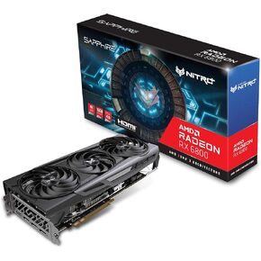 Sapphire 11305-01-20G Nitro+ AMD Radeon RX 6800 PCIe 4.0 Gaming Graphics Card with 16GB GDDR6 (Renewed)