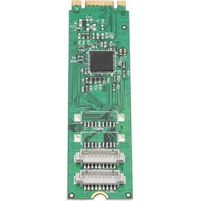 Serial Port Adapter Card Dual RS232 Ports 115200bps COM1 Expansion Card for Windows
