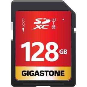 Gigastone GS-SDXC80U1-128GB-R Prime Series SDXC Card (128GB)