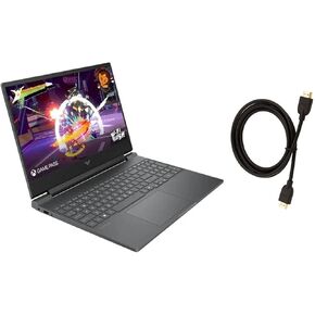 HP Victus 15.6" 144Hz Full HD Gaming Laptop |Intel Core i5-13420H | NVIDIA GeForce RTX 3050 | Copilot |Backlit| Silver | 8GB RAM | 512GB SSD |Windows 11 Home |Bundle with HDMI Cable