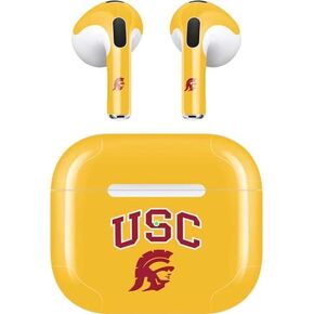 Skinit Decal Audio Skin Compatible with Apple AirPods (3rd Gen, 2021) - Officially Licensed USC Trojans Yellow Design