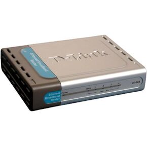 D-Link DI-604 Cable/DSL Router, 4-Port Switch