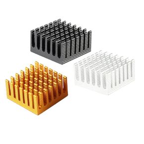 2Pcs 28 * 28 * 15Mm Radiator Heatsink Cooling Fin Aluminum Heat Sink for Graphic 28X28X15Mm
