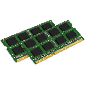 Kingston Technology ValueRAM 16GB Kit (2x8GB) 1600MHz DDR3 PC3-12800 Non-ECC CL11 SODIMM Notebook Memory KVR16S11K2/16