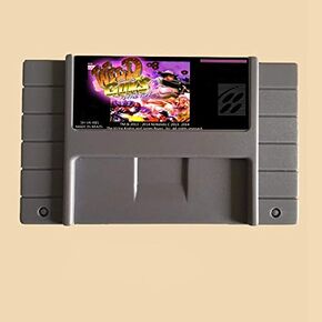 Royal Retro Wild Guns 16 Bit Big Gray Game Card for NTSC Game Player