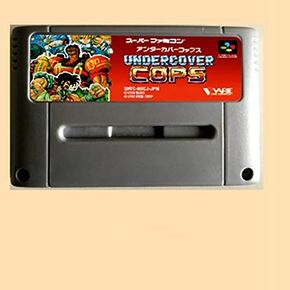 Royal Retro Undercover Cops 16 bit Big Gray Game Card For 46pin Game Player