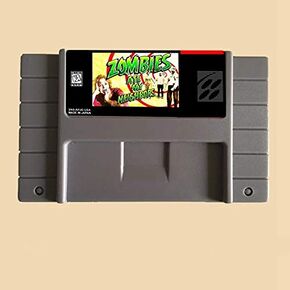 Royal Retro Zombies Ate My Neighbors 16 bit Big Gray Game Card For NTSC Game Player