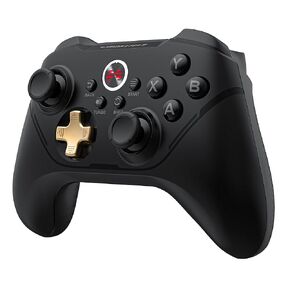 BEITONG Asura 2 Pro PC Gaming Controllers 2.4G Wireless Dual Vibrate Gamepad Joystick For Windows 7 8 10 11,Android TV,Steam,Simulater,Advanced M Buttons/Hall Effect Trigger (Black Gold)