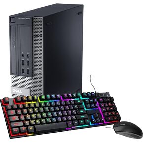 Dell OptiPlex 9020 SFF PC Desktop Computer, Core i5-4570, 16GB RAM, 256GB SSD, Keyboard & Mouse, Windows 10 Pro (Renewed)