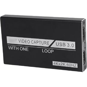 Yoidesu 4K Video Card for Streaming 4K 60Hz to USB 3.0 Game Card with Loop Out 1080P YUY2 RGB24 for Switch PS3 OBS