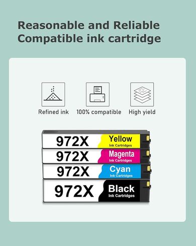 Compatible Ink Cartridge Replacement for Brother LC103 LC103XL LC101 LC 101 XL for MFC-J470DW MFC-J475DW MFC-J870DW MFC-J875DW Printer, 10P Combo Pack(4 Black, 2 Yellow, 2 Cyan, 2 Magenta) in Kuwait