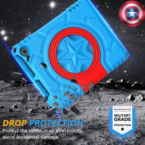 Amazon Fire 7 Tablet Case for Kids (الجيل الثاني عشر ، الإصدار 2022) ، وليس لـ Nokia TCL iPad 7 ، Patamiyar خفيفة الوزن الصدمات Fire Fire 7 Kids Tablet Case مع مقبض - in Kuwait