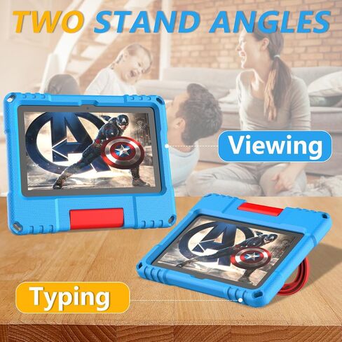 Amazon Fire 7 Tablet Case for Kids (الجيل الثاني عشر ، الإصدار 2022) ، وليس لـ Nokia TCL iPad 7 ، Patamiyar خفيفة الوزن الصدمات Fire Fire 7 Kids Tablet Case مع مقبض - in Kuwait