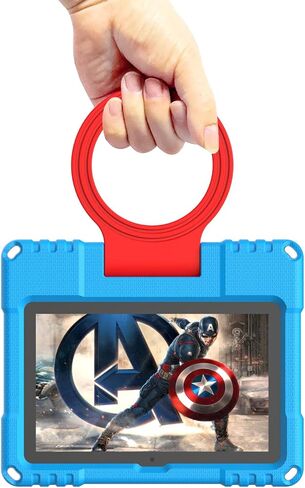 Amazon Fire 7 Tablet Case for Kids (الجيل الثاني عشر ، الإصدار 2022) ، وليس لـ Nokia TCL iPad 7 ، Patamiyar خفيفة الوزن الصدمات Fire Fire 7 Kids Tablet Case مع مقبض - in Kuwait