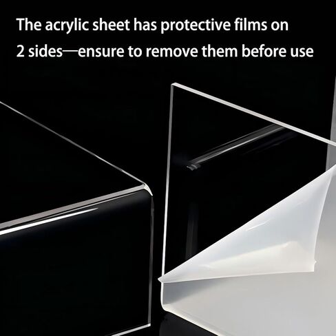 Anti-slip Monitor Stand Riser 2.16/3.34 Inch 2 Height Adjustments Clear Acrylic Stand with Clear Anti-slip Mat, Desk Accessories Screen/PC/Printer/Laptop/Mirror Riser 7.8 x 15.7 Inch (White) in Kuwait