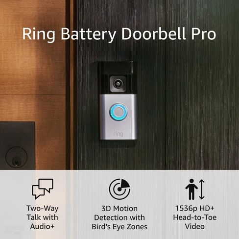 Echo Show 21 (newest model) with Ring Battery Doorbell Pro (newest model) in Saudi Arabia