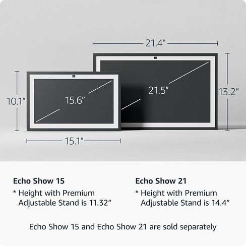 Echo Show 21 (newest model) with Ring Battery Doorbell Pro (newest model) in Saudi Arabia