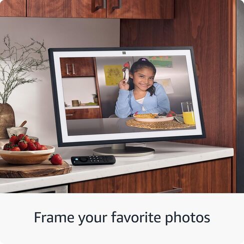 Echo Show 21 (newest model) with Ring Battery Doorbell Pro (newest model) in Saudi Arabia