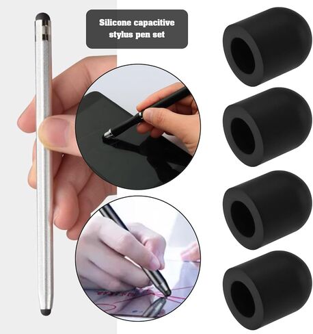 The Lord of the Tools 10pcs Stylus Pen Tip Replacement Rubber Tips for Stylus Touch Pen Touchscreen Pen Inner Diameter 3.6mm Outer Diameter 6mm in Saudi Arabia