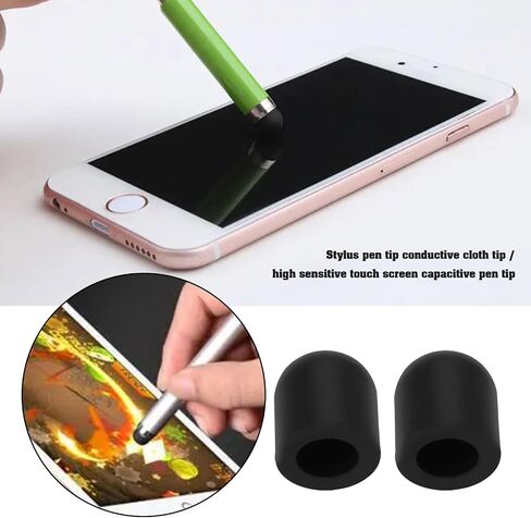 The Lord of the Tools 10pcs Stylus Pen Tip Replacement Rubber Tips for Stylus Touch Pen Touchscreen Pen Inner Diameter 3.6mm Outer Diameter 6mm in Saudi Arabia